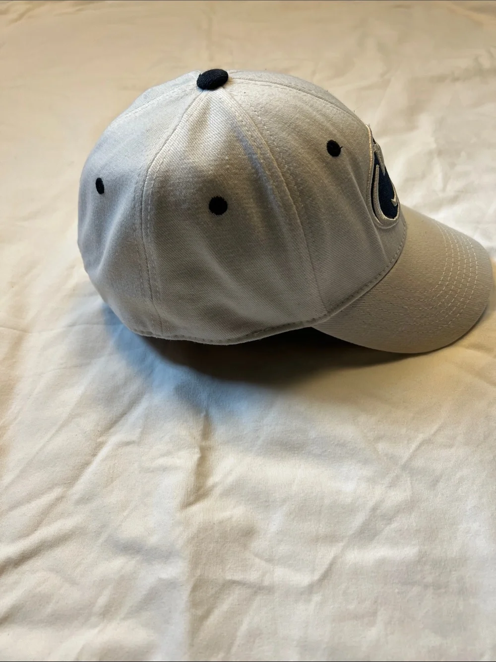 Penn State Nittany Lions Logo Baseball Cap - Gray/Navy